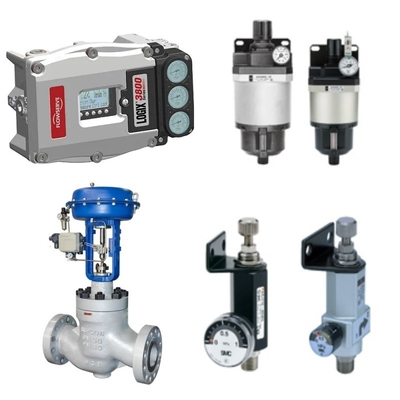 Flowserve Digital Valve Positioner 3800 520MD 3200MD Dengan ASCO Solenoid Valves Untuk Pneumatic Flow Control Valve