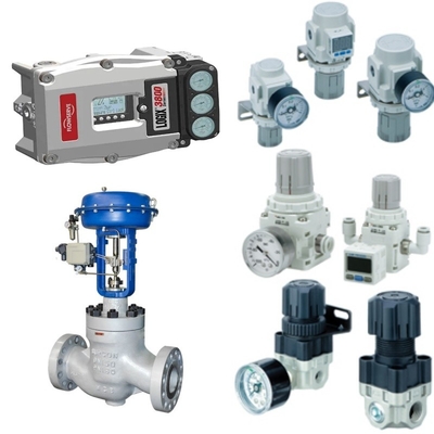 Flowserve Digital Valve Positioner 3800 520MD 3200MD Dengan ASCO Solenoid Valves Untuk Pneumatic Flow Control Valve