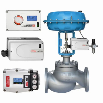 Valve Positioner Stock Supplier W/ Cina Control Valve Untuk Flowserve logix 3800MD 3200MD Logix 520md Smart Valve Positioner Flowserve pneumatik aktuator