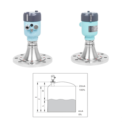 FEEJOY 26G Lensa Antikorosif Jenis FEEJOY RRF Radar Transmitter Tingkat Tangki Penyimpanan Pengukuran