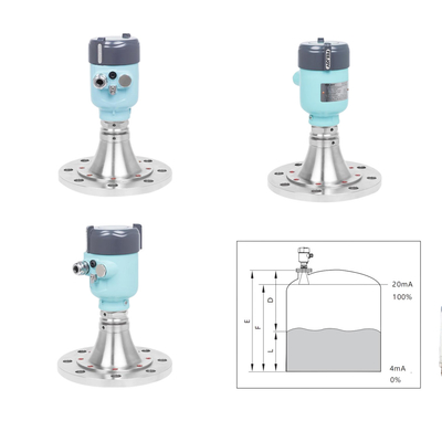 FEEJOY 26G Lensa Antikorosif Jenis FEEJOY RRF Radar Transmitter Tingkat Tangki Penyimpanan Pengukuran