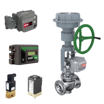 Fisher Positioner DVC6200 DVC2000 dan Burkert Solenoid Valve 00047166 untuk Pneumatic Control Valve Cina dalam stok
