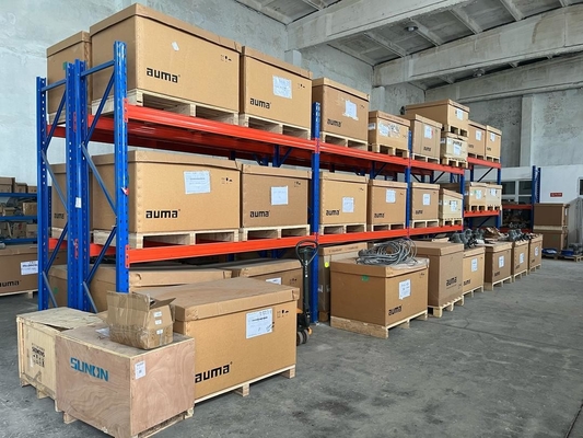 AUMA SA07.2 SA07.6 Aktuator katup kontrol listrik dengan gearbox GST dan kontrol aktuator AM untuk kontrol yang akurat