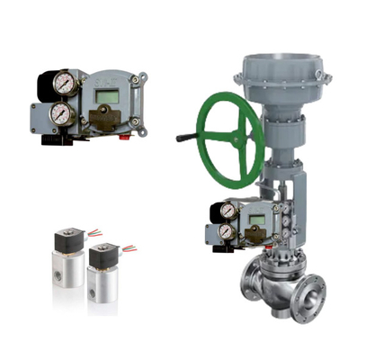Smart Valve Positioner SVI1000/SVI2 Dan ASCO Solenoid Untuk Pneumatic Control Ball Valve