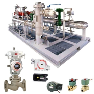 Flowserve Positioner 3200MD 520MD 3800 Dengan Spirax Sarco Actuator dan Asco Solenoid Valve Untuk Produksi Industri