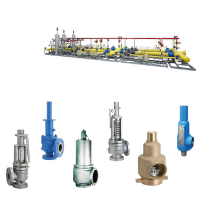 Tangki Booster Skid Dengan Tekanan Release Valves Crosby Musim semi langsung Dioperasikan untuk Gas Alam Tekanan Release Safety Valve