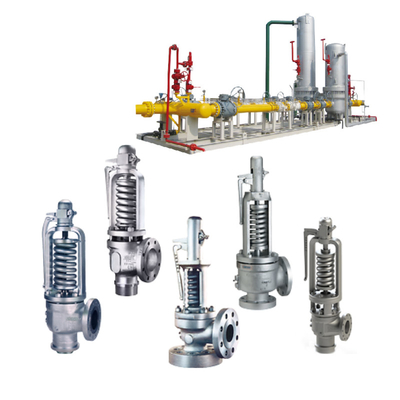 Tangki Booster Skid Dengan Tekanan Release Valves Crosby Musim semi langsung Dioperasikan untuk Gas Alam Tekanan Release Safety Valve