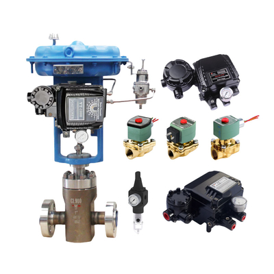 Fisher 67CFSR Filter Pressure Reducing Valve Rotork YT 1000 Valve Elektro-Pneumatik Pengontrol Proses Pengendali Valve Positioner