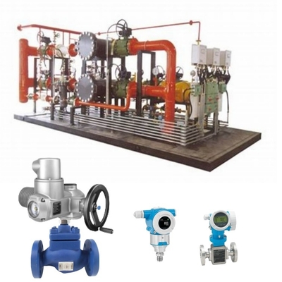 Auma Multi-Turn Valve Actuator SA 07.2 SA10.2 SA14.2 SA16.2 Aktuator Listrik dengan Endress dan Hauser Pressure Tansmitter pada Keystone Butterfly Valve untuk Chinese Skid