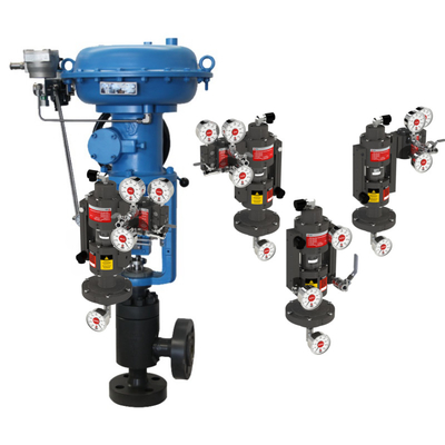 Valve Pengendali Aliran Pneumatik Gas Alam VRG VGP-100 Valve Gas Positioner Valve Controller untuk Industri Gas Alam