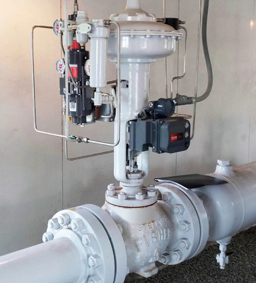 Valve Pengendali Aliran Pneumatik Gas Alam VRG VGP-100 Valve Gas Positioner Valve Controller untuk Industri Gas Alam