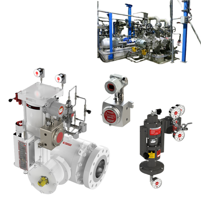 VRG Pneumatic Rotary Control Valves VPC-SA Valve Pilot Controllers RCVC Red Circle Valve Controller untuk aplikasi gas alam