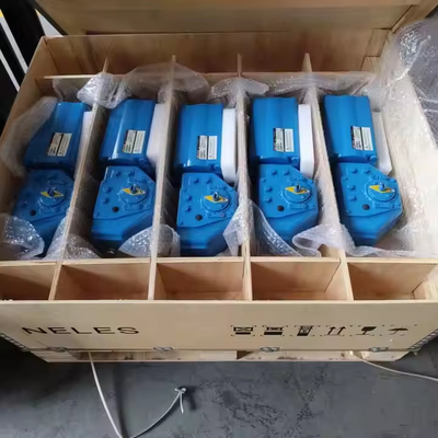 Stock Neles K Series Limit Switch Double Acting B1 Valmet Piston Type Quarter Turn Pneumatic Actuators dengan katup bola