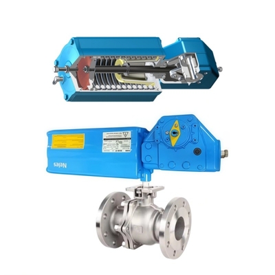 Stock Neles K Series Limit Switch Double Acting B1 Valmet Piston Type Quarter Turn Pneumatic Actuators dengan katup bola