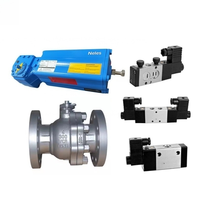 Stock Neles K Series Limit Switch Double Acting B1 Valmet Piston Type Quarter Turn Pneumatic Actuators dengan katup bola