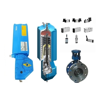 Stock Neles K Series Limit Switch Double Acting B1 Valmet Piston Type Quarter Turn Pneumatic Actuators dengan katup bola