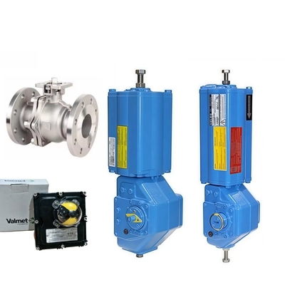 Stock Neles K Series Limit Switch Double Acting B1 Valmet Piston Type Quarter Turn Pneumatic Actuators dengan katup bola
