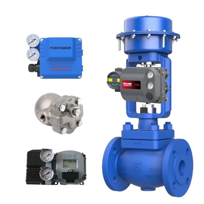 Masoneilan SVI2 Pneumatic Control Valve Positioner dan Spirax Steam Trap untuk Bithermo Valve