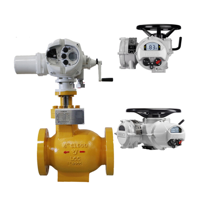 A2000 Electric Axial Flow Control Valve Factory Customized OEM Rotork Auma Limitorque Kontroler Aktuator Katup Listrik