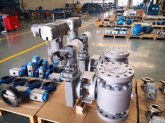Cina A2000 Electric Axial Flow Valve Manufacturer OEM AUMA Electric Valve Actuator Oil and Gas Electric Control Valve