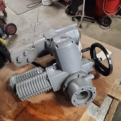 Cina A2000 Electric Axial Flow Valve Manufacturer OEM AUMA Electric Valve Actuator Oil and Gas Electric Control Valve