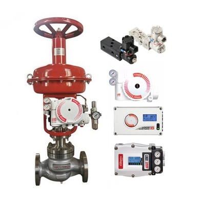 Pemasok Pneumatic Valve Digital Valve Controllers Flowserve Logix 520MD 3200MD 3800 Smart Control Valve Positioner