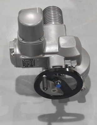 Auma SA Electric Actuator Dan Kontrol AM Dengan Katup Bola Katup Kontrol Untuk Skid Regulator Gas Alam China