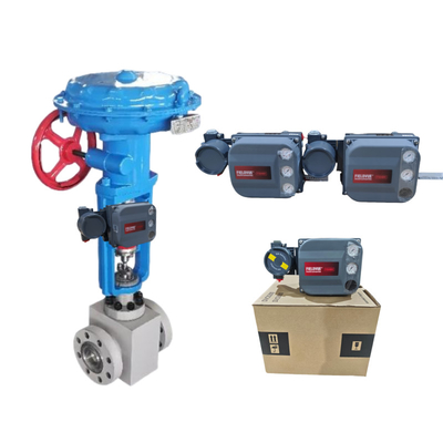 Produsen Katup Kontrol Injeksi Gas Pneumatik Disesuaikan Produsen Fisher Tunggal Ganda Dengan Umpan Balik DVC6200 Valve Positoner