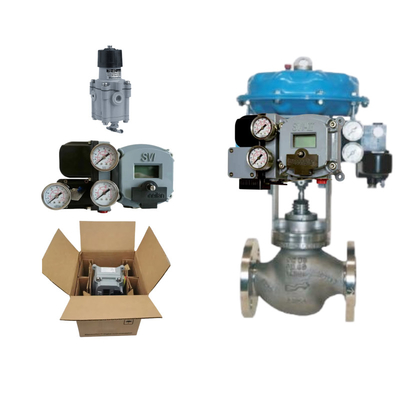 Cina Pneumatic Diaphragm Control Valve Disesuaikan Baker Hughes Valve Posirioner 78-40 Air Regulator Masoneilan Control Valves