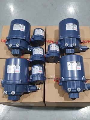 Katup Bola Katup Kontrol Merek China Dengan Aktuator Elektrik Penggerak Langsung Putaran Sebagian Rotork ROM Dengan Kontrol Lokal