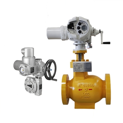 AUMA SA dan GS Multi-turn Electric Actuator Baru Merek China Disesuaikan Katup Kontrol Aliran Aksial Listrik Diameter Besar