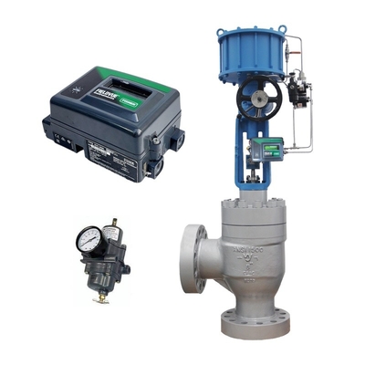 China WUZHONG Residu Hidrogenasi Katup Kontrol Tingkat Tinggi Panas Divisi Fisher DVC2000 Digital Valve Controller Positioner