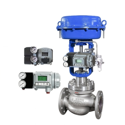 Pemasok Kontrol Fluida Seri LN81 China Katup Kontrol Pneumatik Duduk Tunggal Masoneilan SVI2 SVI3 Digital Valve Positioner