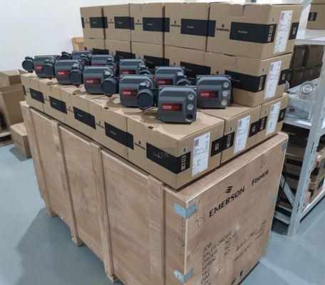 Vanessa Seri 30.000 Kontrol Aliran Perempat Giliran Triple Offset Valve Dengan Fisher DVC6200 Valve Positioner