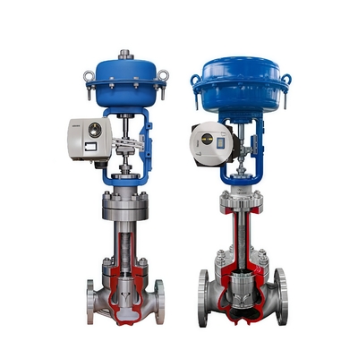 Katup Kontrol Duduk Tunggal SUPCON Bellows China, Posisi Katup Cerdas Pintar Neles ND7000 ND9000 Valmet dengan HART