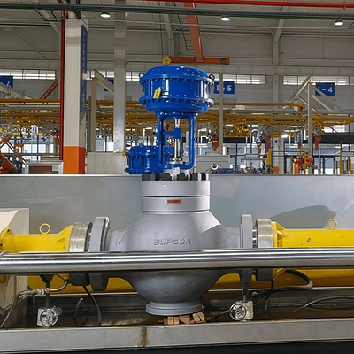 Neles ND9000 Smart Valve Positioners Fleksibel Baja Rostless Bellows Satu Kursi Control Valve Pemasok