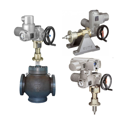 AUMA Electric Linear Actuators Valve Actuators SA dan LE Dengan AC AM Auma Controls untuk Valve Kontrol Suhu Tinggi Cina