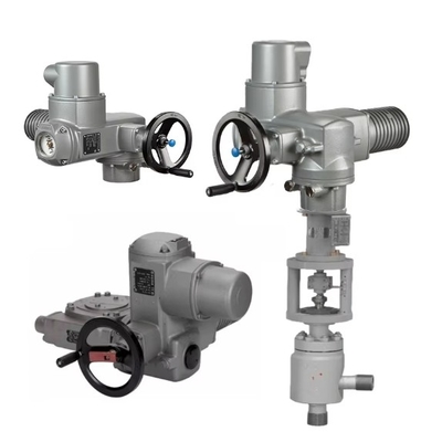 AUMA Electric Valve Actuators SQ dan SQR SQREx Dengan AC AM Auma Controls untuk Cina High Pressure Angle Control Valve