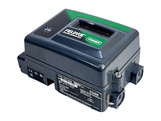 Katup Kontrol Diafragma Pneumatik Suhu Tinggi yang Disesuaikan Pengendali Katup Digital Fisher DVC2000