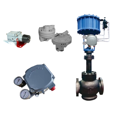 China Pneumatic Flow Control Valve Disesuaikan Masoneilan SVI1000 Valve Positioner BR400 Booster Relay 78-40 Regulator Filter Udara
