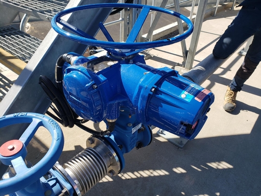 Flowserve Limitorque Electric Valve Actuator Seri MX QX Disesuaikan Multi-putaran Katup Industri Putaran-seperempat Kontrol Aliran