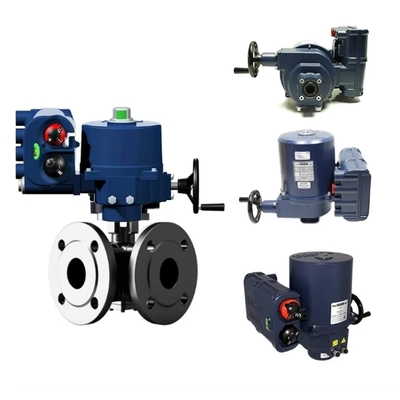 ROTORK ROMpak Aktuator Listrik dengan Klep Kontrol Merek Cina Klep Tiga arah