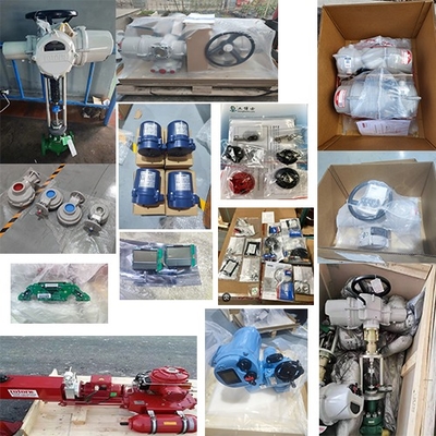 ROTORK ROMpak Aktuator Listrik dengan Klep Kontrol Merek Cina Klep Tiga arah