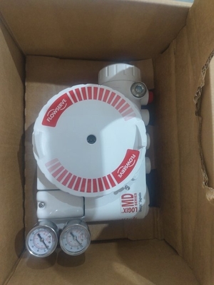 Cina Grey Water Angle Control Valves Dengan Flowserver USA Logix 3200 MD Pneumatic Digital Valve Positioner