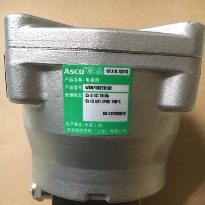 Katup kontrol Cina dengan aktuator pneumatik dan katup solenoid Asco 8210G dan sakelar batas westlock 2200