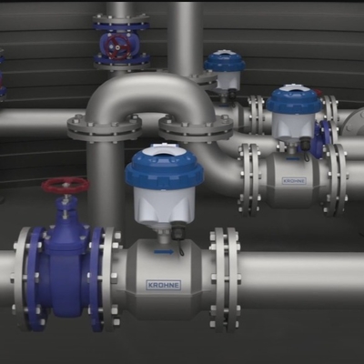 Krohne WATERFLUX 3070 Pengukur Aliran Air Cair Elektromagnetik