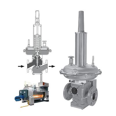 Pengatur Tekanan Gas Alam Tekanan Rendah Fisher LS200 LS220 LS250
