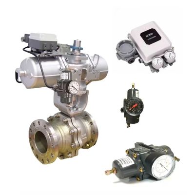 Katup kontrol Cina dengan KTM PNEUMATIC ACTUATORS AW AWN AND KOSO EPA800 EPB 800 EPC800 Valve Positioner And Fisher 67cfr Filter Regulator