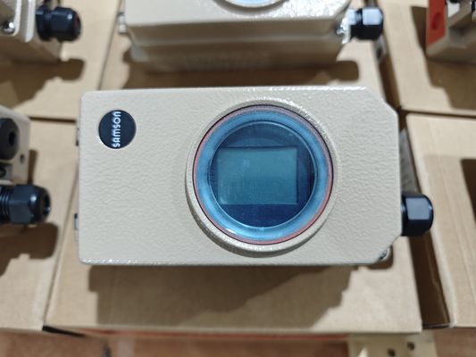 Katup Bola Kontrol Pneumatik Cina dengan Samson 3730 3731 Valve Positioner dan 3963 Solenoid Valve