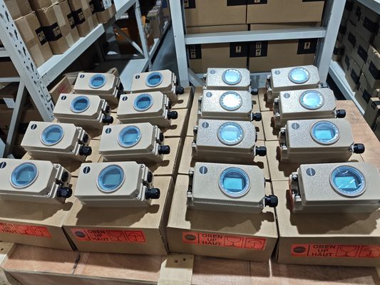 Katup Bola Kontrol Pneumatik Cina dengan Samson 3730 3731 Valve Positioner dan 3963 Solenoid Valve